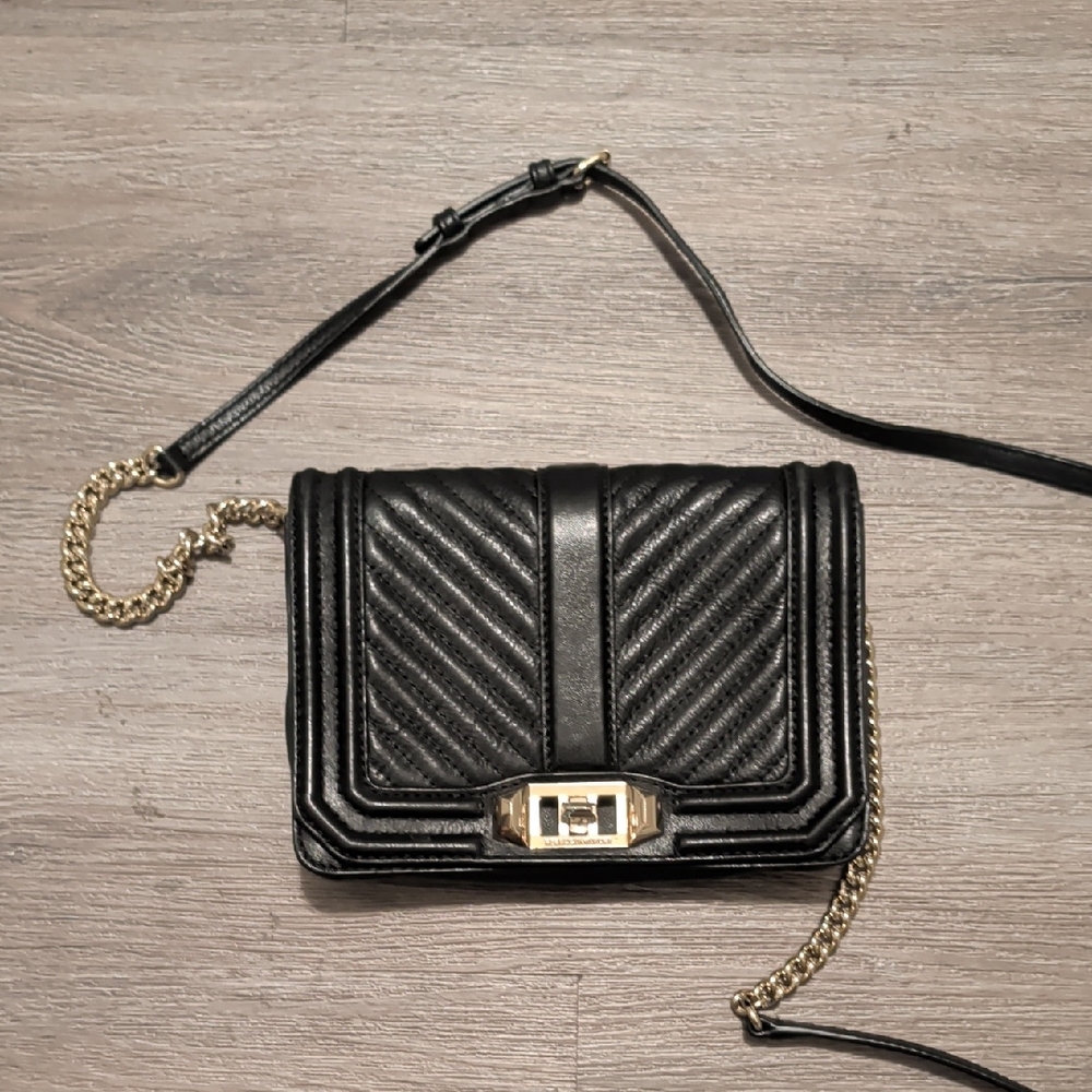 Rebecca Minkoff Black Quilted Shoulder Bag